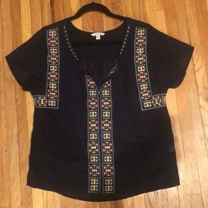 Navy blue short sleeve